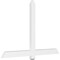 Ekena Millwork Eugene Architectural Grade PVC Gable Bracket, 60"W x 40"H x 2"D x 4"F, 16/12 Pitch GBP060X40X0204EUG00 - alternate 1